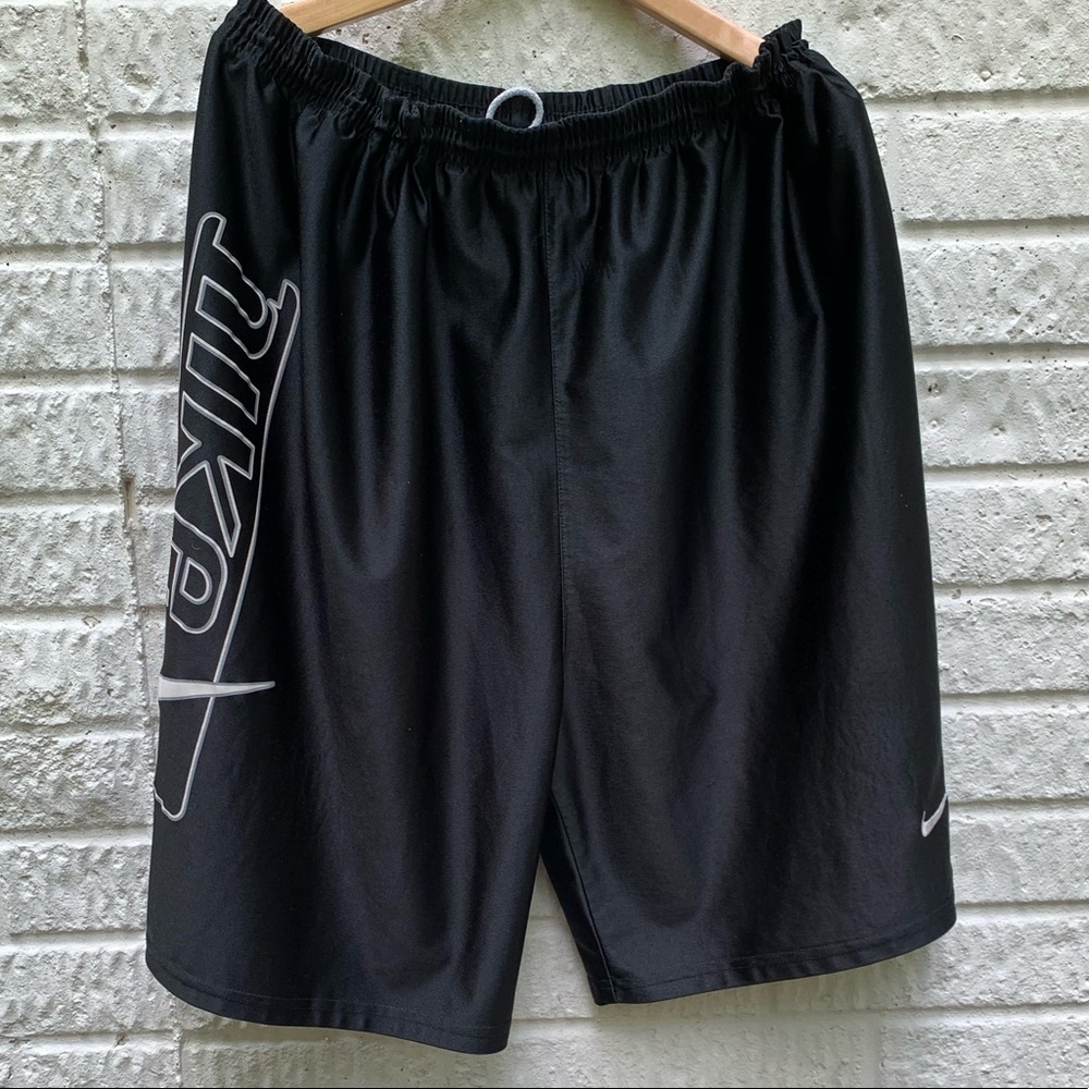 Vintage 90s Nike White Tag Shorts Big Logo Swoosh